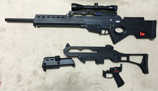 東京マルイ H&K G36C と SL9コンバージョンキット 装備品付き