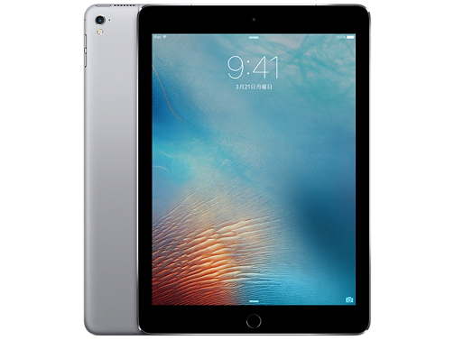 中古美品 au iPad Pro 9.7 Wi-Fi+Cellular 32GB グレー Gray