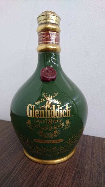 ☆古酒/グレンフィディック/Glenfiddich 18年 緑 陶器ボトル | MIKAS