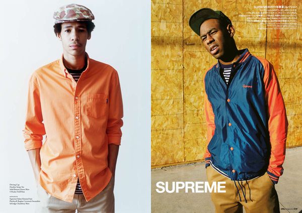 Supreme Heather Stripe Tee M ストライプ Tシャツ ボーダー 紺