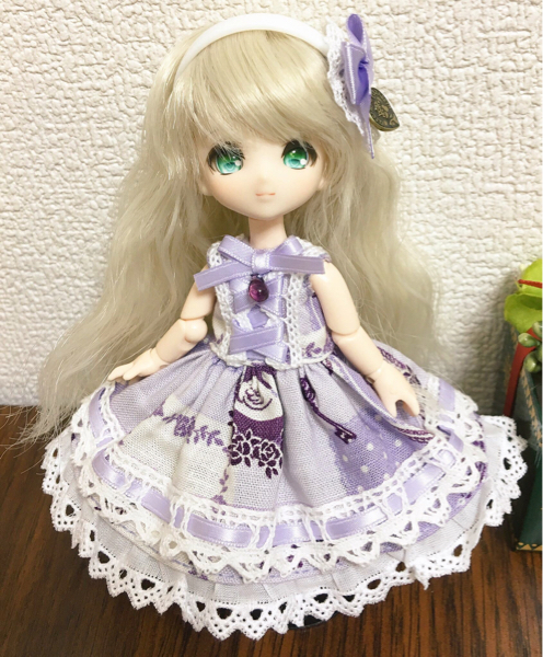 オビツ11用お洋服セット・RL02・紫【桃兎紅茶館】 【公式通販】