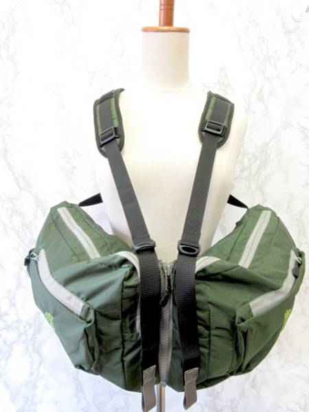 リブズ フロントバッグ RIBZ コーデュラ 登山 ハイキング フロント 