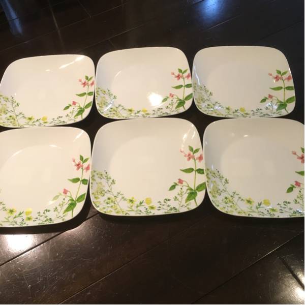 コレール スクエア大皿 6枚セット