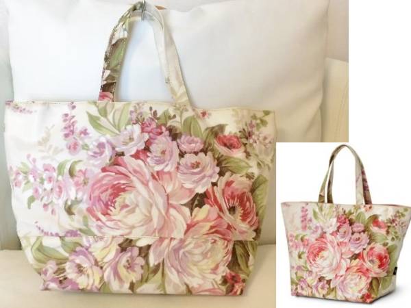 ★Think Bee! シンクビー 花柄 可愛い♪トートバッグ PVC 美品★