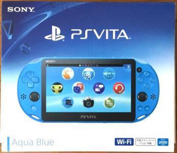 新品 未開封 PS Vita 本体 Wi-Fiモデル アクアブルー