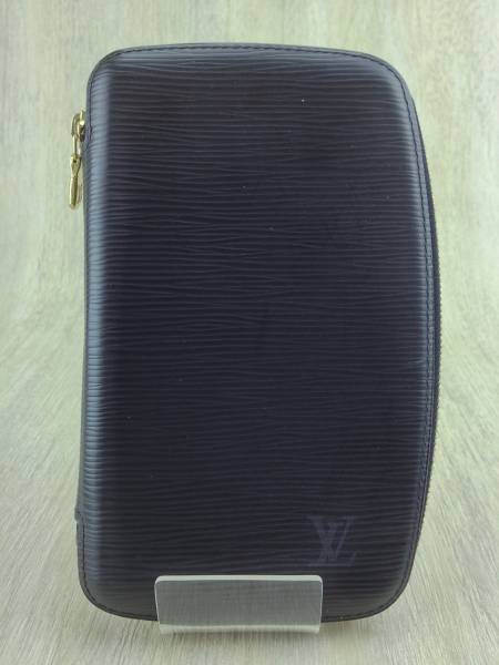 LOUIS VUITTON◇アジェンダジェオッド/エピ/ブラック/手帳カバー 中古