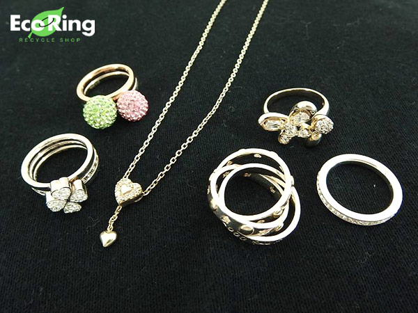 1円 美品含 フォリフォリ SV925 ネックレス リング 計6点 EL975