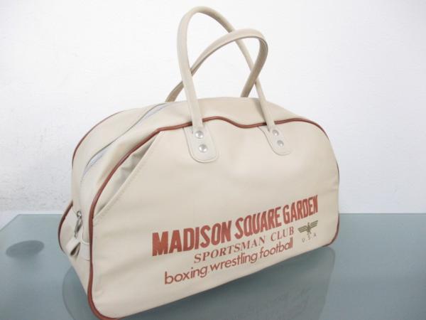 【MADISON SQUARE GARDEN】ナイロン マジソンバッグ ベージュ