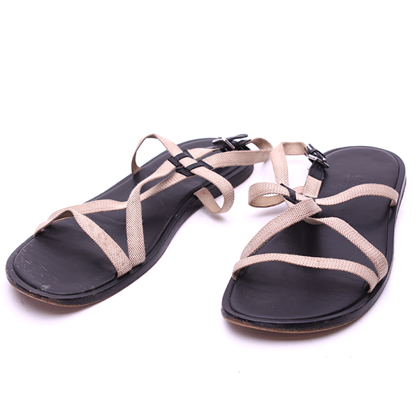 ■エルメス HERMES レザーサンダル 42.5■C776