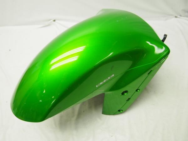 ZZ-R1400純正フロントフェンダー_脱落なし_修理にどうぞ。