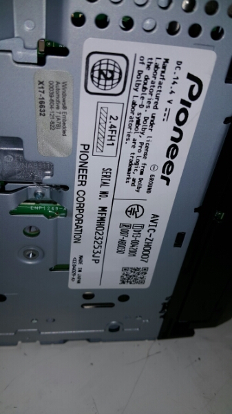 カロッツェリア AVIC-ZH0007 2013年 HDDナビ サイバーナビ Carrozzeria