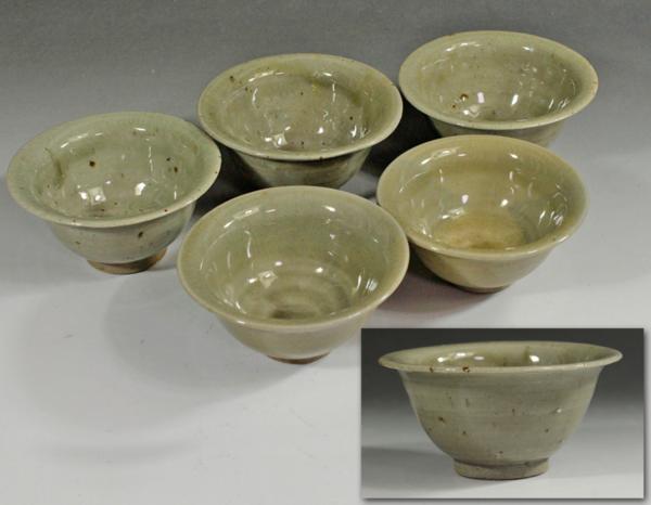 中国古玩 清朝青花 粉彩茶碗　手描竹文 漢詞 煎茶道具時代物 中国古玩 清朝青花 粉彩茶碗 手描竹文 漢詞 煎茶道具時代物 中国古玩