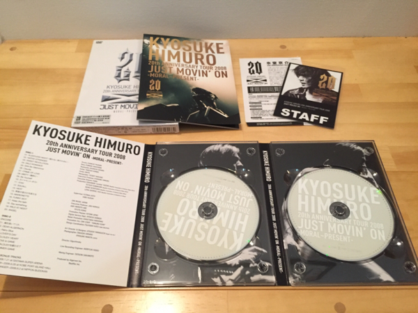 JUST 20th 氷室京介 TOUR - Anniversary ON MOVIN' 0 メルカリ : ⁄ ALL