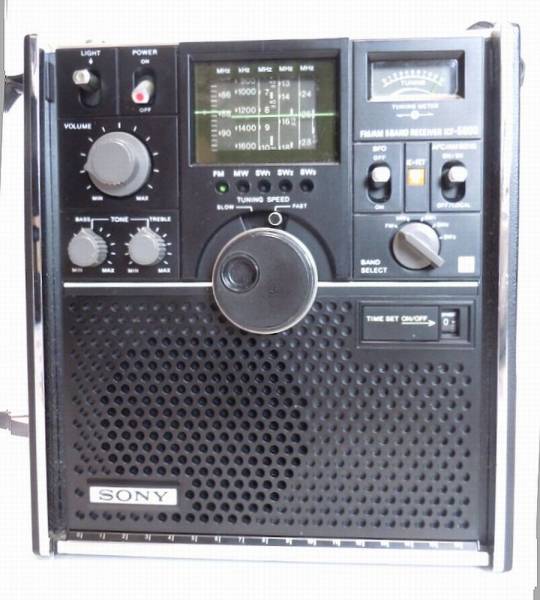 ☆SONY☆ソニー・スカイセンサー…ICF-5800☆ケース付☆ SONY