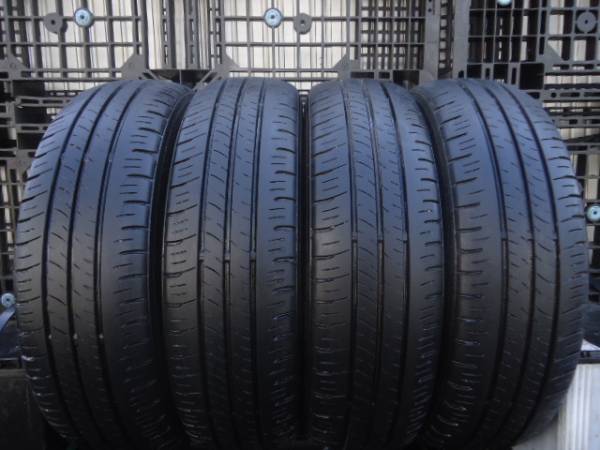 深溝7分山 DUNLOP ENASAVE EC300+ 155/65R14 4本 2015年製★3158