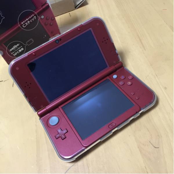 【中古】任天堂 NINTENDO NEW 3DS LL レッド 本体/タッチペン