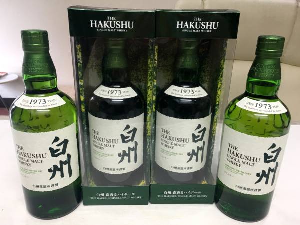 ☆古酒サントリーシングルモルト白州1973 4本セット 美品☆ 白州