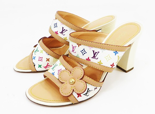 マルチカラー モノグラム VUITTON サンダル・ミュール Vuitton(ルイ 