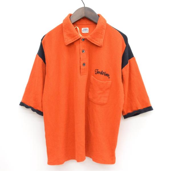 TENDERLOIN テンダーロイン T-POLO SHT ポロシャツ オレンジ サイズ:M　ボーリングシャツ 半袖シャツ ワークシャツ