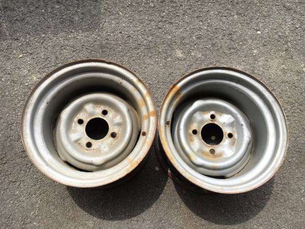 旧車 暴走族 13 加工てっちん 2本 オブシェなどに タイヤ、ホイール