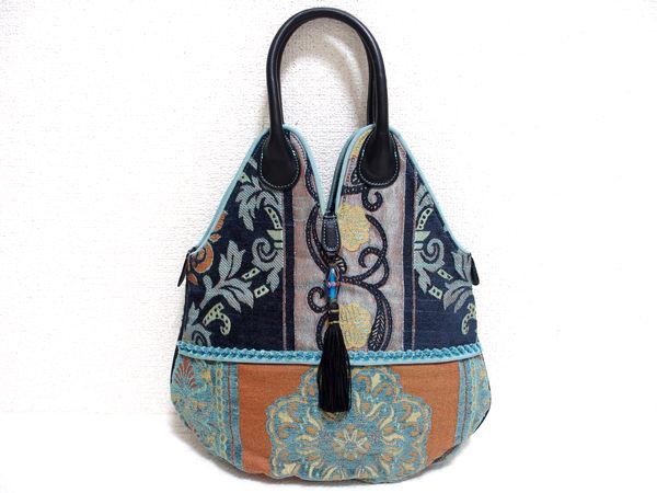 ★♪美品！ARUKAN アルカン ゴブラン織 ハンドトートバッグ♪★