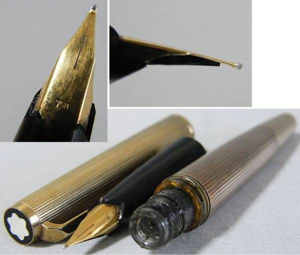 万年筆☆MONTBLANC☆モンブラン☆金張り☆送料無料 モンブラン 万年筆