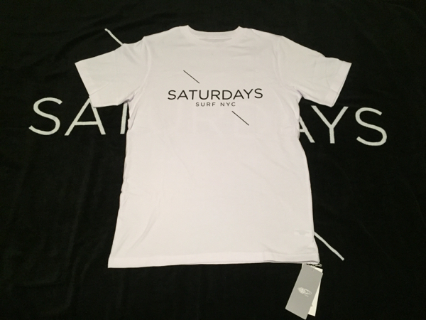 saturdays surf×beams 白Ｔシャツ Sサイズ