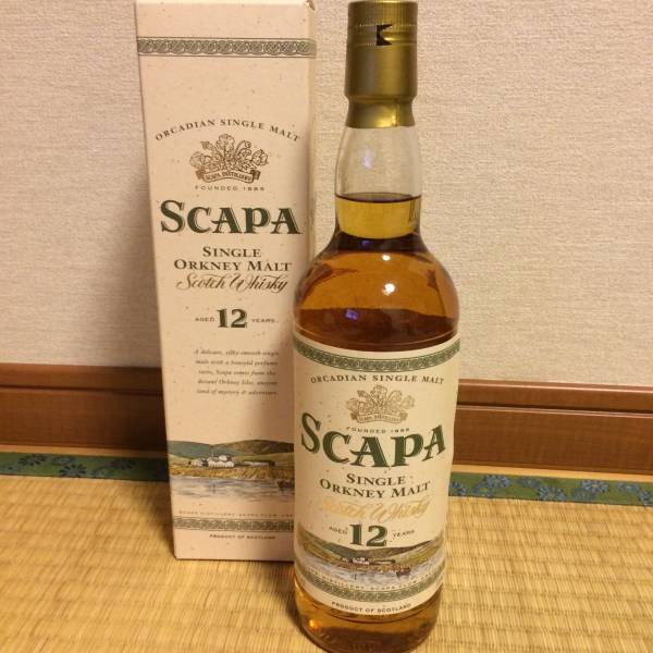 飲料・酒 スキャパ12年 シングルオークニモルト 終売品 40% 70cl