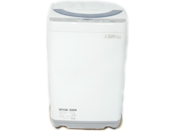 工場店 SHARP ES-GE55R 洗濯機 5.5kg 75L 風乾燥 穴なし槽 楽Y1983982