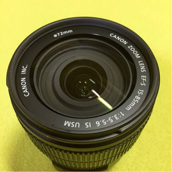 美品Canonキャノン EFS 15-85mm F3.5-5.6 IS USM レンズフード付
