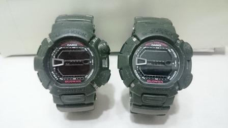 【ジャンク2個セット】G-SHOCK★MUDMAN★G-9000★Gショック★
