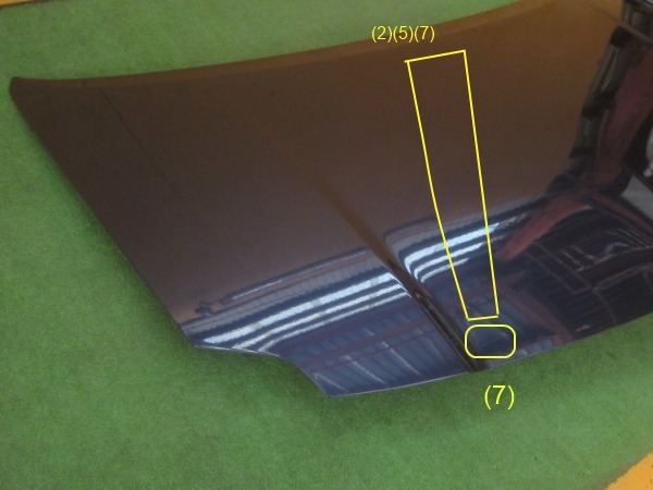 H19　オーリス　ZRE152　ボンネットフード　8S6