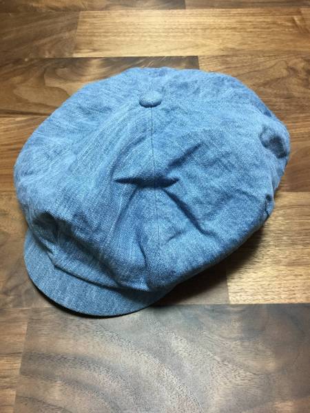 未使用☆エヴィスEVISUキャスケットブリーチデニムハンチング