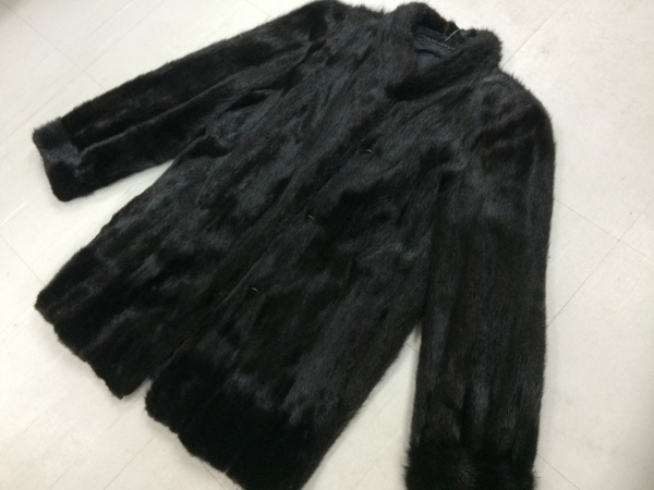 826◇美品【ブラック】ミンク◇アップヘア◇ハーフコート◇逆毛 プロ 