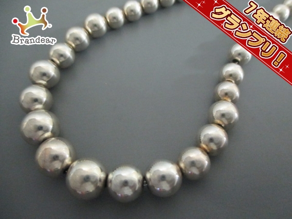 ティファニー ネックレス 新品同様 シルバー パール調