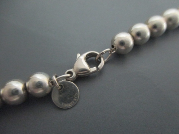 ティファニー ネックレス 新品同様 シルバー パール調