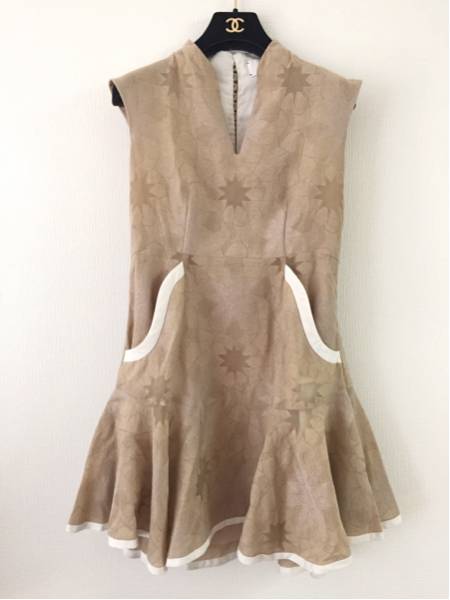 mame マメ 15ss スタージャガードワンピース