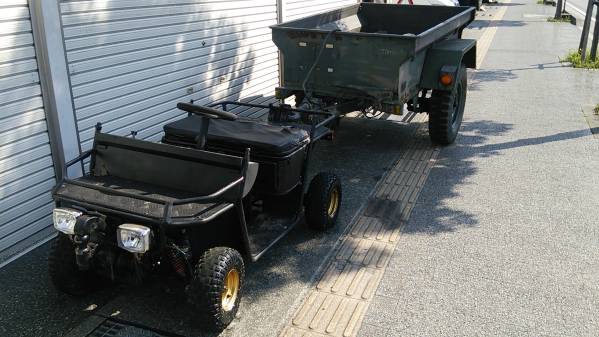 ウィンチ付き　四輪バギー　ミニカー登録　売り切り！！