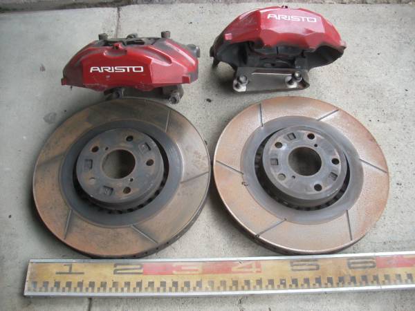 JZS161アリスト フロントブレーキキャリパー&ローター