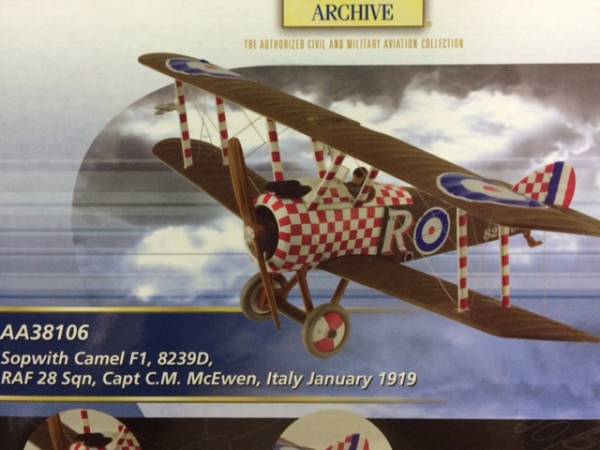 未展示美品　コーギー1/48　ソッピース　キャメル　AA38106