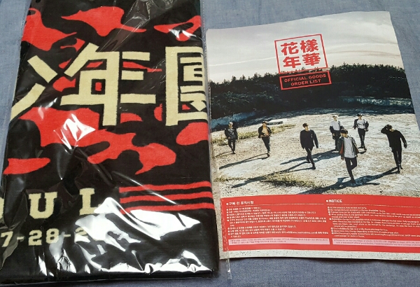 防弾少年団 BTS　花様年華　ソウル 限定タオル 公演チラシ付き☆