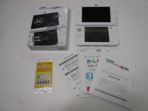 29☆new NINTENDO 3DSLL パールホワイト 中古 #3 29☆new NINTENDO 3DSLL パールホワイト 中古 #3