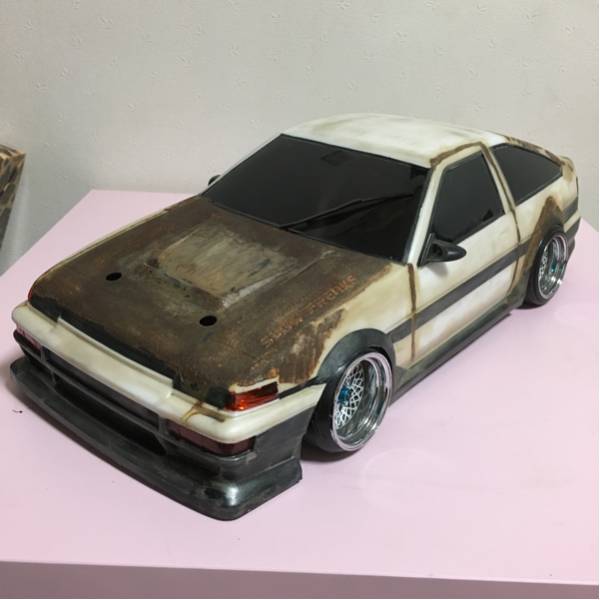 ヨコモ 1⁄10 ラジコン トヨタ RC ボディレビン ドリフト トレノ86