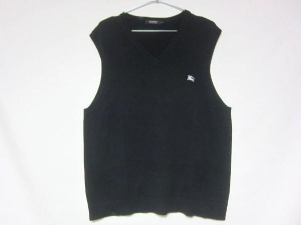 BLACK LABEL Vネックニットベスト メルカリ BURBERRY 極美品 3⁄L 