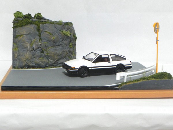 1/24 峠 ジオラマ★オリジナル ハンドメイド