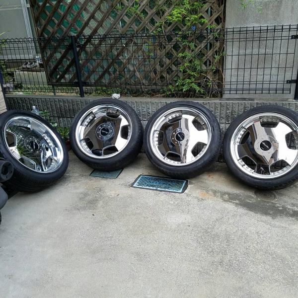 ワークユーロラインDH19インチクロームメッキ