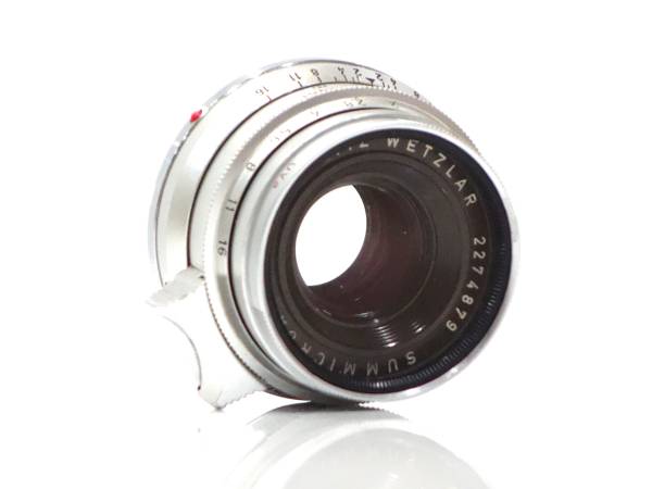 希少良好 Leica ズミクロン 35mm F2 8枚玉 初期 ドイツ製 以前は憧れ