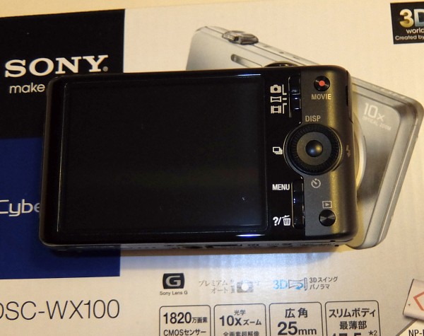 SONY SONY Cyber-shot DSC-WX100 ブラック デジカメ 黒 コンデジ