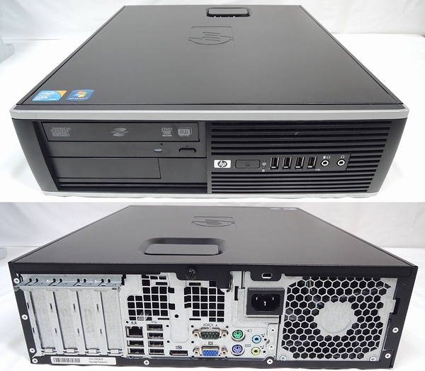 現状 HDD無 HP Compaq 8100 Elite SFF corei5-670 3.46GHz 4GB xvpbvx