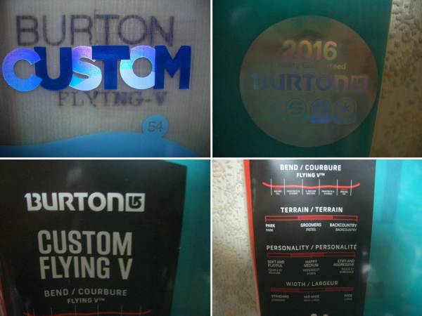 送料込 新品 BURTON CUSTOM FV 154cm バートン カスタム 2016